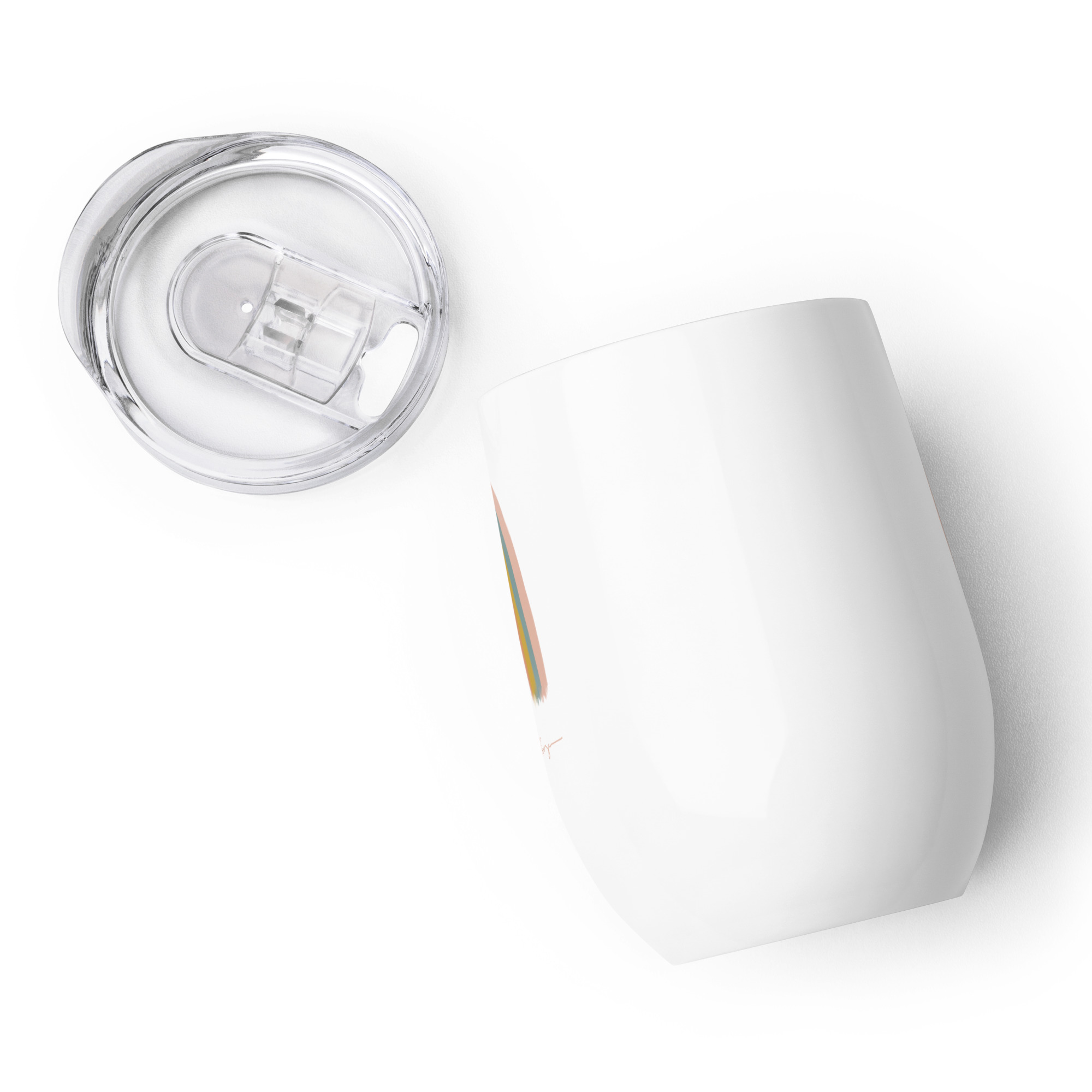 Rainbow Wine tumbler - Image 5