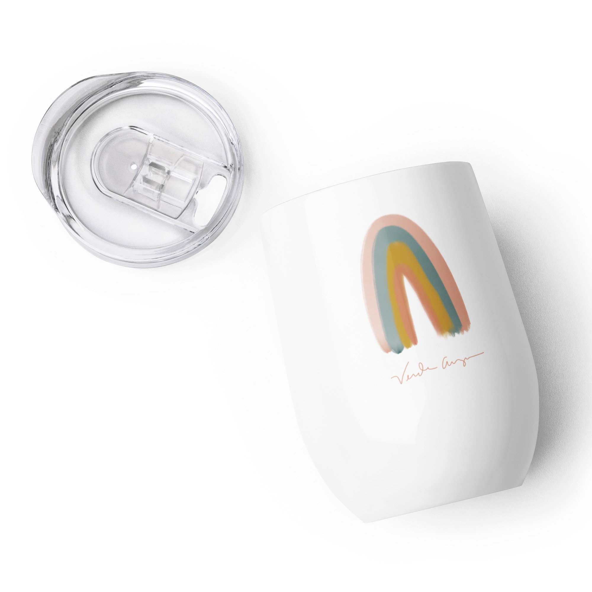 Rainbow Wine tumbler - Image 3